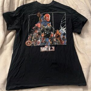 Marvel What If Black Graphic Tee